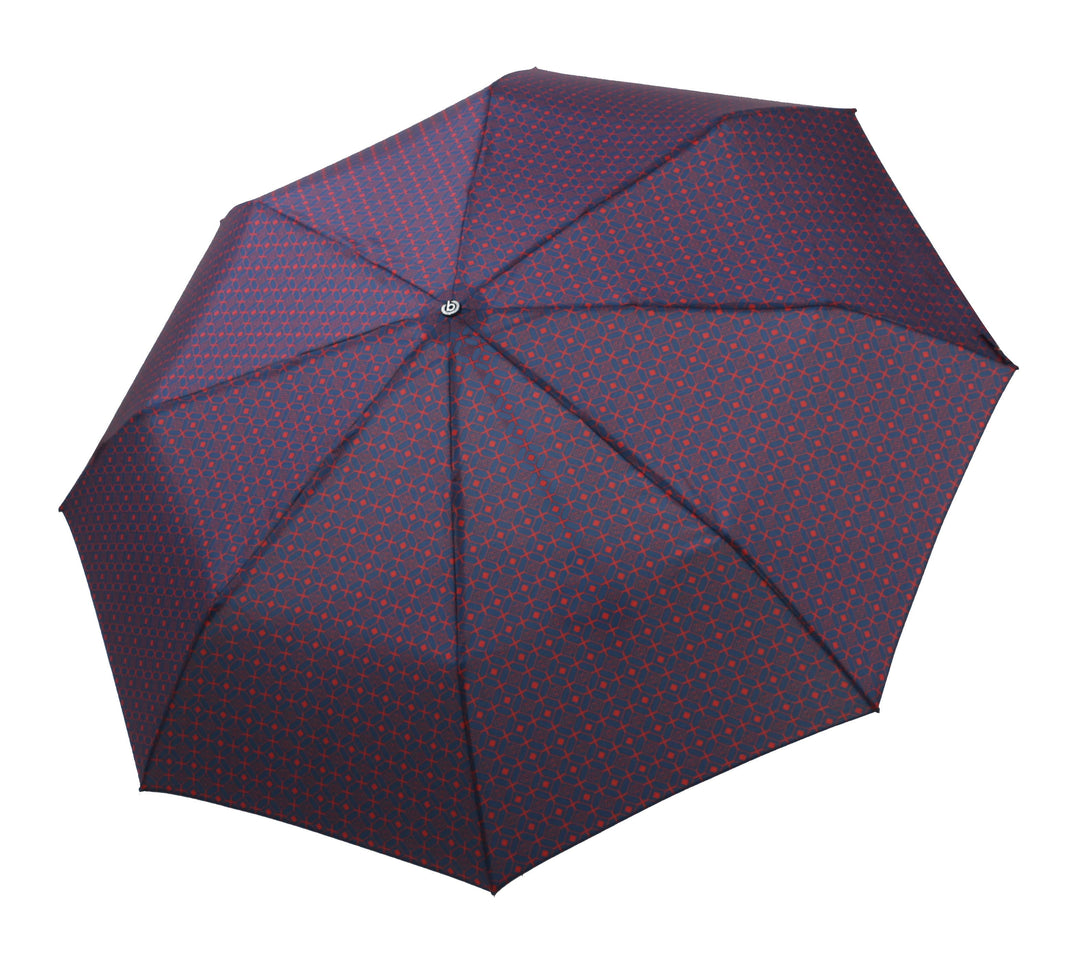 Bugatti Gran Turismo Automatic Umbrella Navy and Bordeaux