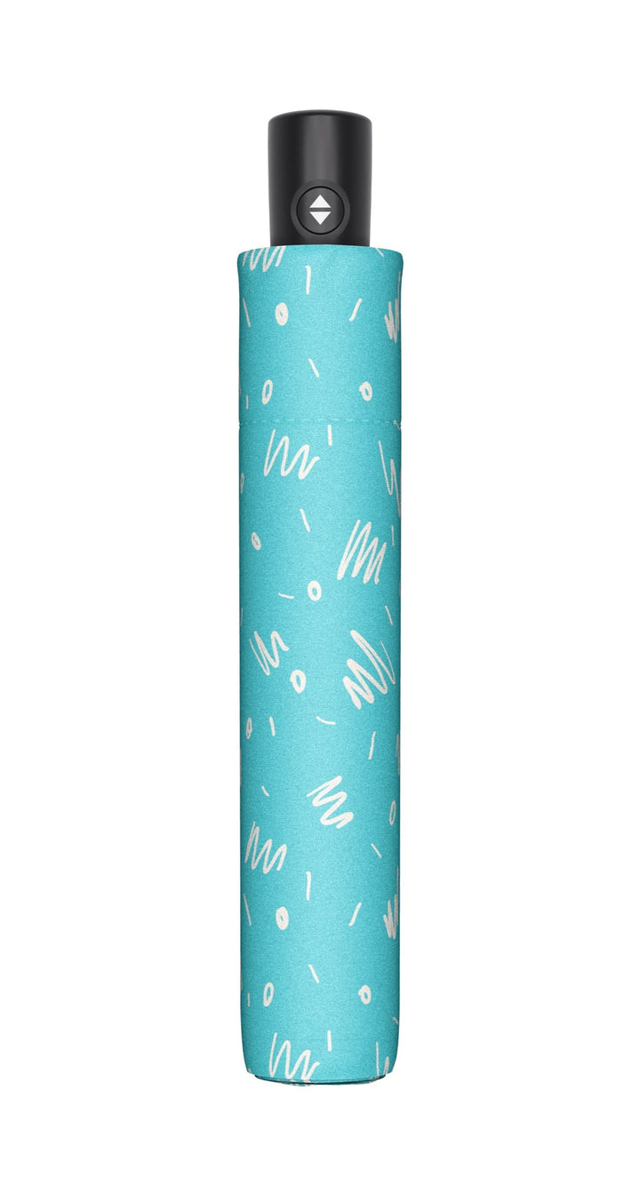 Doppler Zero Magic Minimally Automatic Umbrella Aqua Blue
